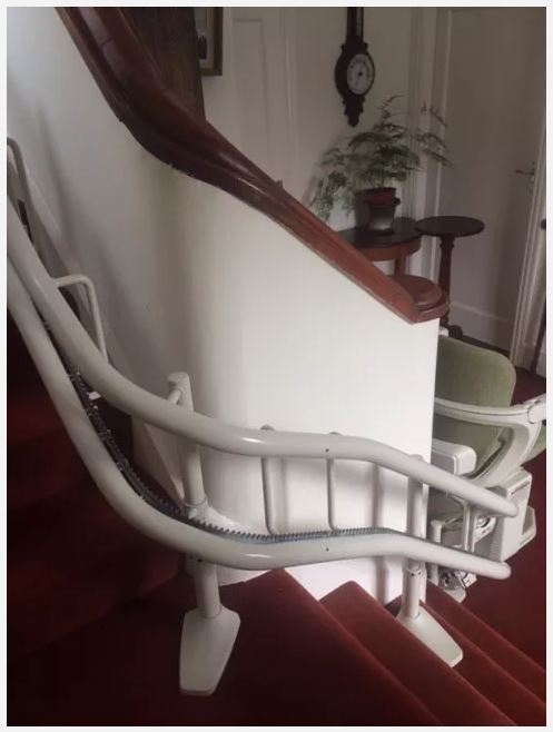 Reconditioned stairlift rail